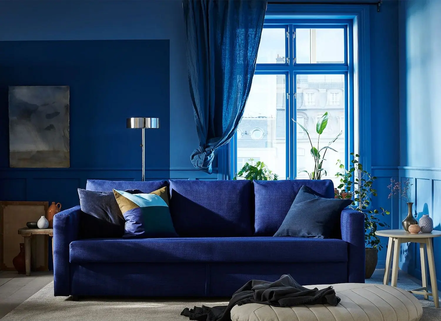 Canapea extensibila Ikea Friheten 3-locuri (Skiftebo Albastru) - 8