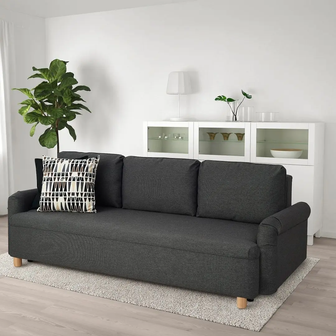Canapea extensibila Ikea Grimhult 3-locuri (Gri) - 2