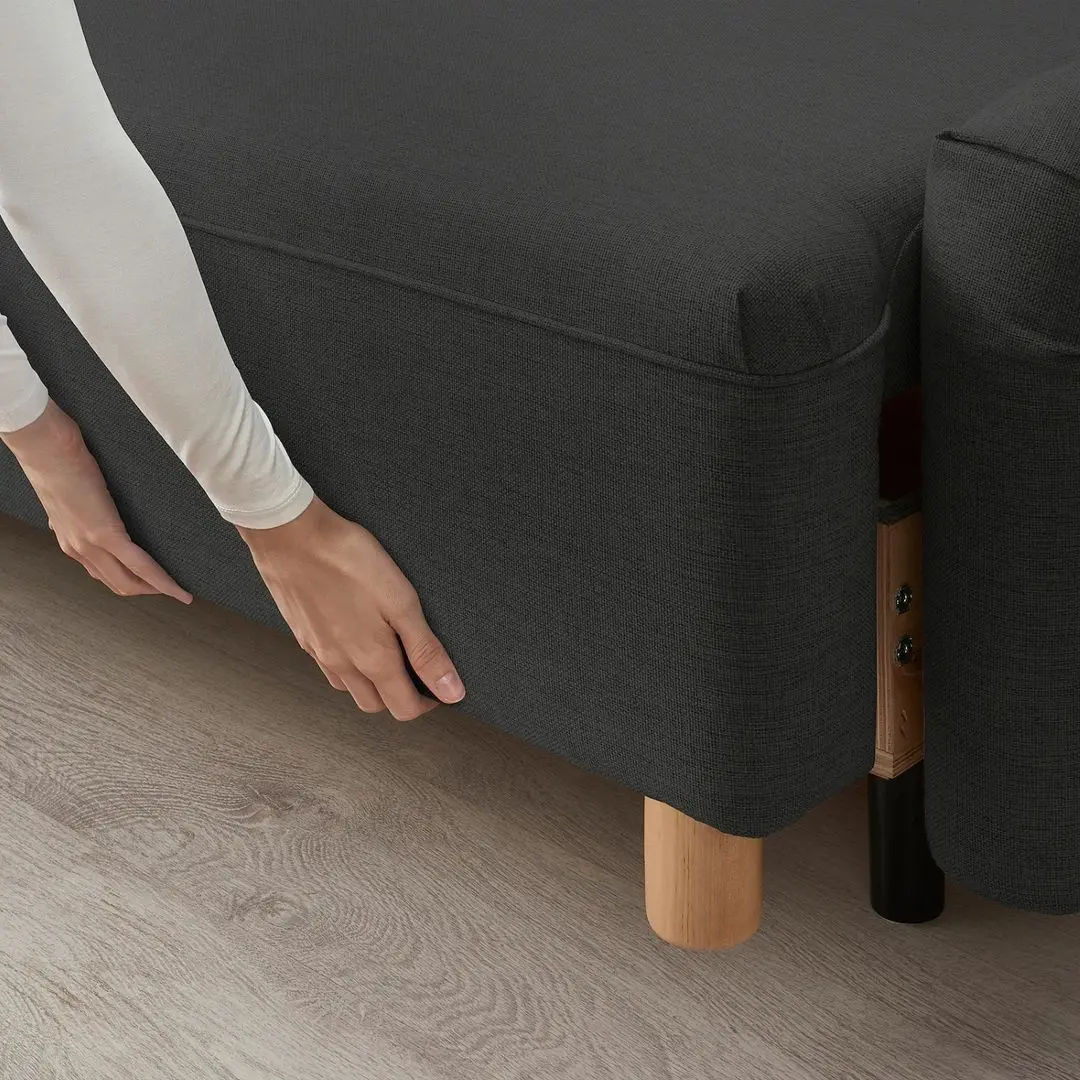 Canapea extensibila Ikea Grimhult 3-locuri (Gri) - 8