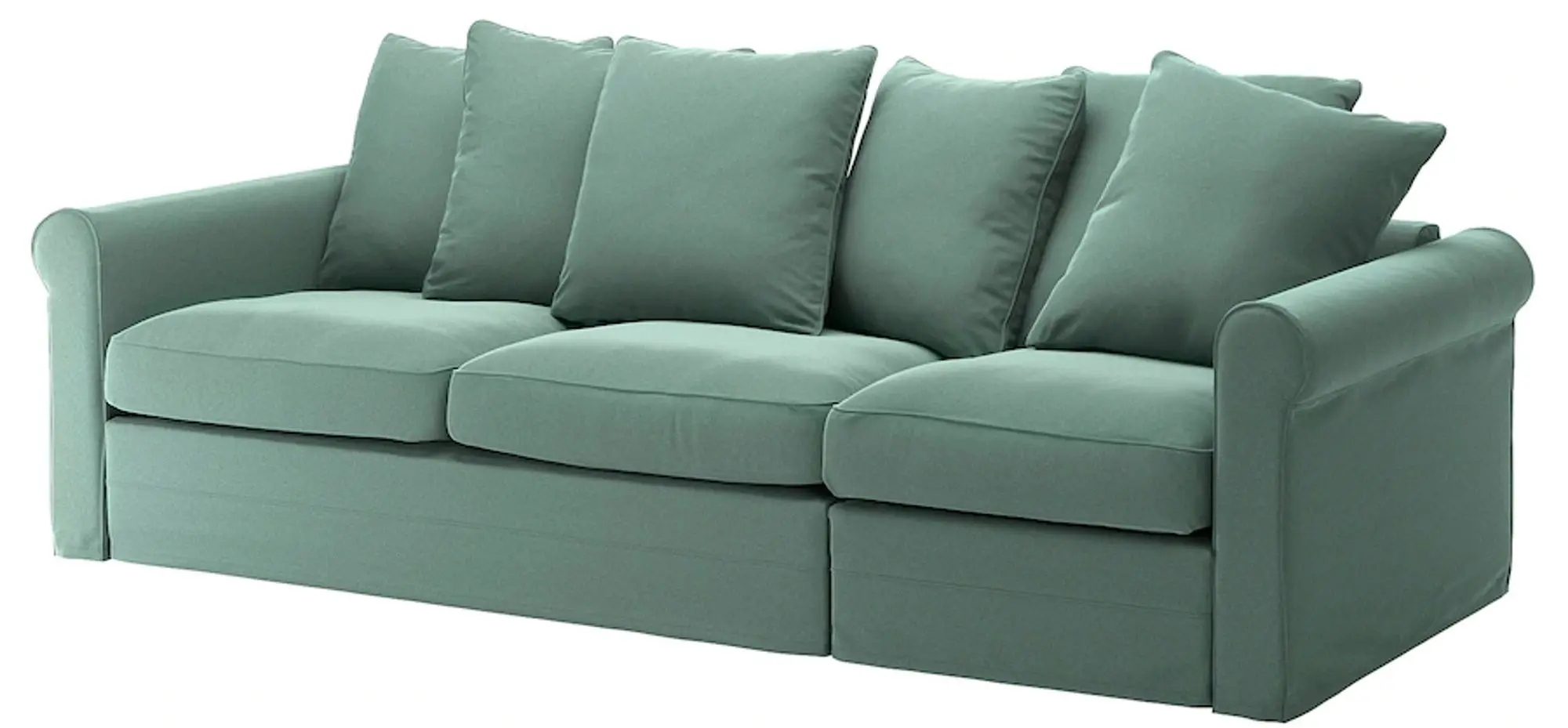 Canapea extensibila Ikea Gronlid 3-locuri (Ljungen Verde Deschis)