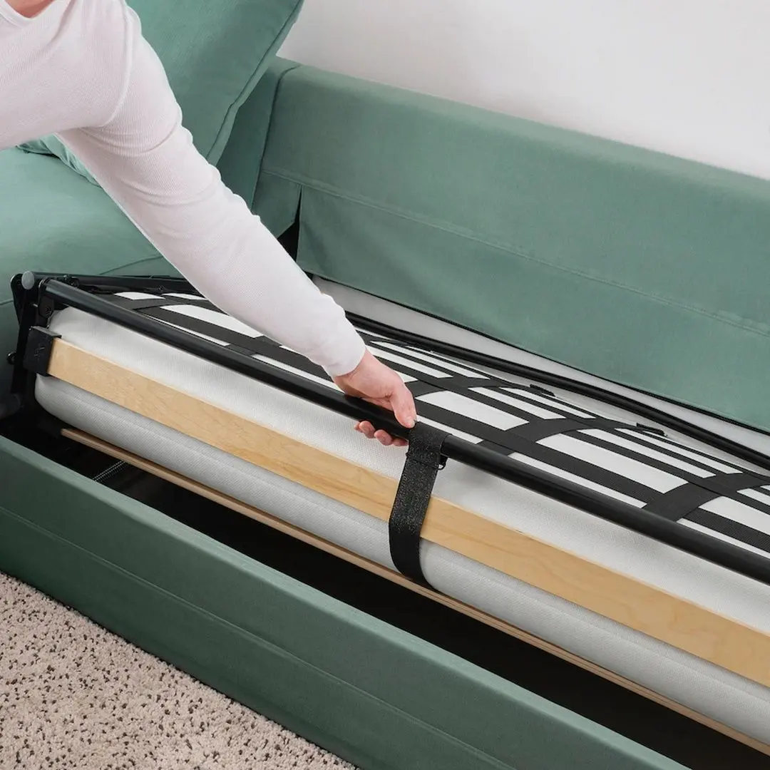 Canapea extensibila Ikea Gronlid 3-locuri (Ljungen Verde Deschis) - 8