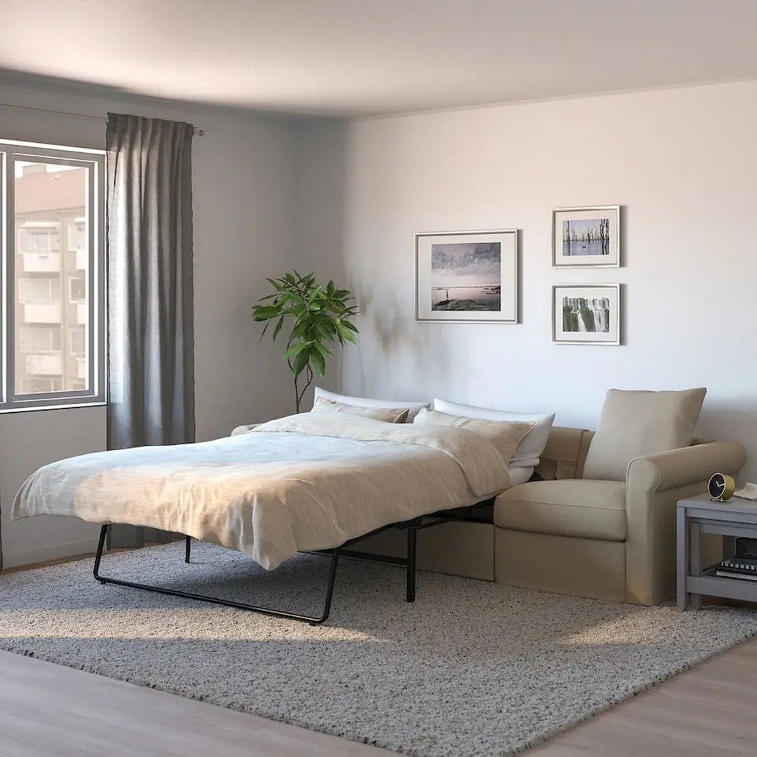 Canapea extensibila Ikea Gronlid 3-locuri (Sporda Natur) - 7