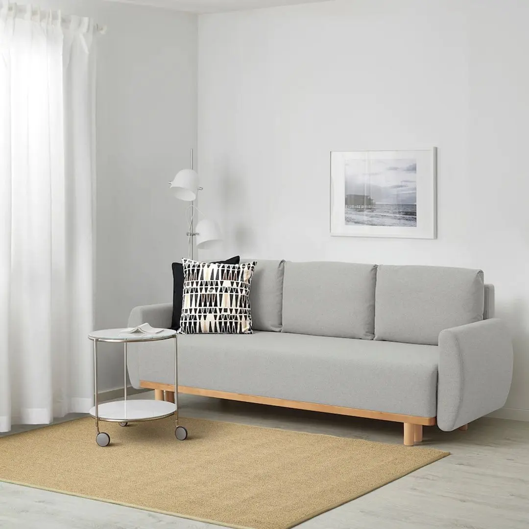 Canapea extensibila Ikea Grunnarp 3-locuri (Gri) - 6