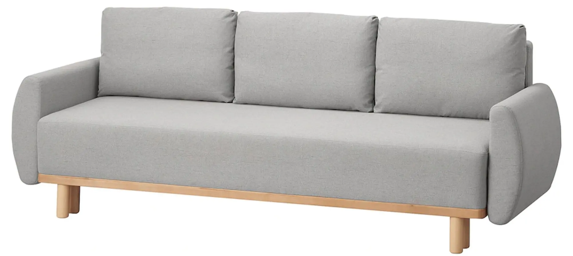 Canapea extensibila Ikea Grunnarp 3-locuri (Gri)