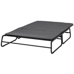 Canapea extensibila Ikea Hammarn 120cm (Knisa Gri Inchis/Negru) Thumb