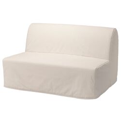 Canapea extensibila Ikea Lycksele Lovas 2-locuri (Ransta Natur)