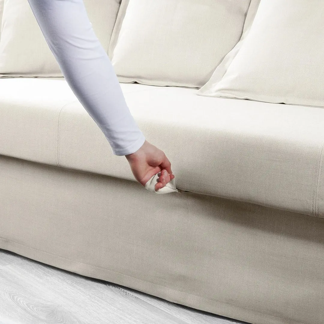 Canapea extensibila cu 3 locuri Ikea Holmsund (Nordvalla Bej) - 4
