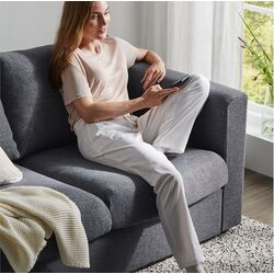 Canapea colt Ikea Vimle 5-locuri (Gunnared Gri Mediu) Thumb