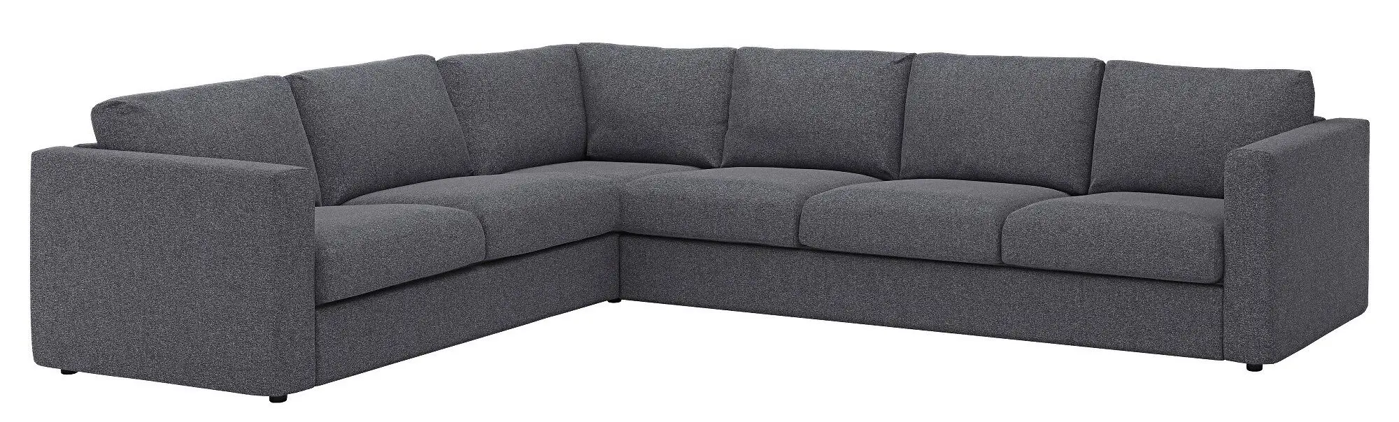 Canapea colt Ikea Vimle 5-locuri (Gunnared Gri Mediu)