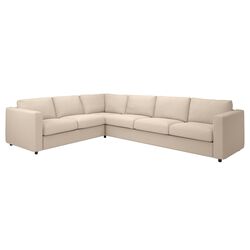 Canapea colt Ikea Vimle 5-locuri (Hallarp Bej)