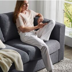 Canapea colt Ikea Vimle 5-locuri/sezlong (Gunnared Gri Mediu) Thumb