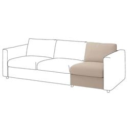 Sectiune canapea Ikea Vimle 1-loc (Hallarp Bej)