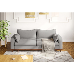 Canapea Inspira Furniture Beata 4 Seater Fjord 08 (Grey) Thumb