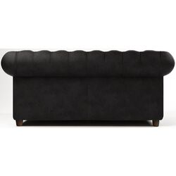 Canapea Inspira Furniture Cambridge 2 Seater Riviera 100 (Black) Thumb