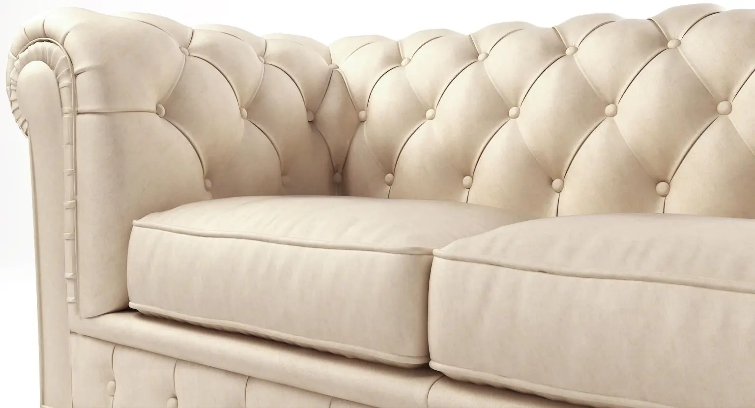 Canapea Inspira Furniture Cambridge 2 Seater Riviera 21 (Beige)