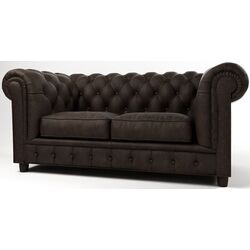 Canapea Inspira Furniture Cambridge 2 Seater Riviera 26 (Brown) Thumb