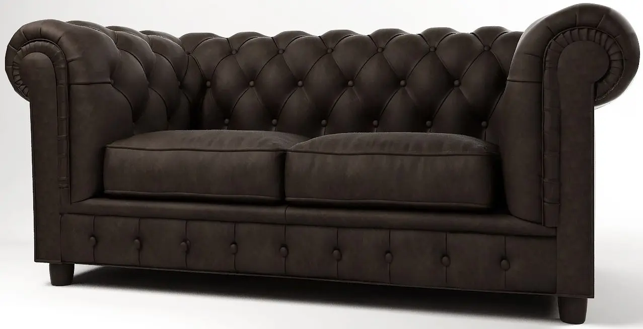 Canapea Inspira Furniture Cambridge 2 Seater Riviera 26 (Brown)