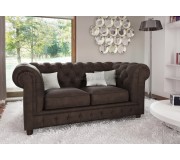 Canapea Inspira Furniture Cambridge 2 Seater Riviera 26 (Brown)