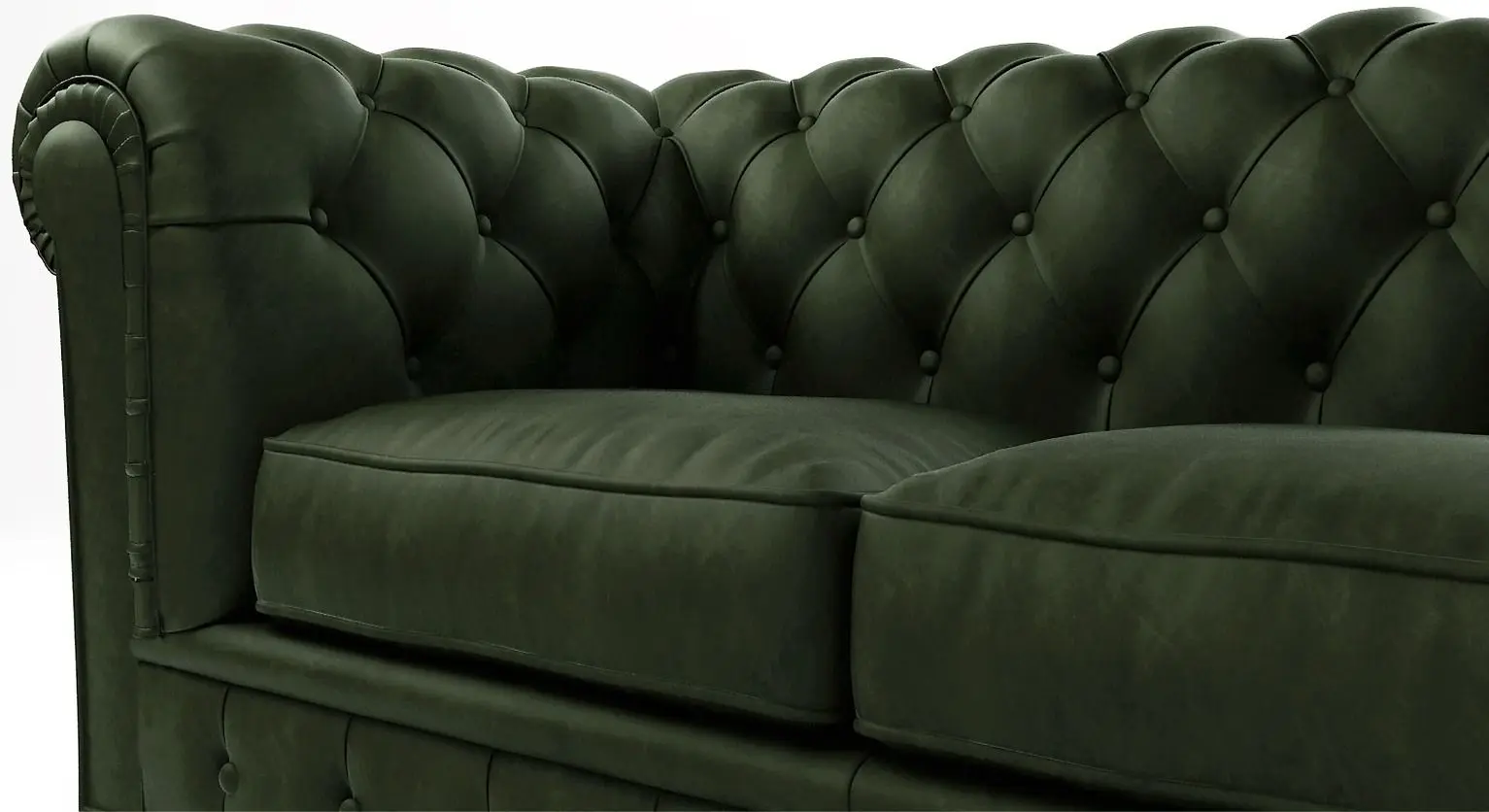 Canapea Inspira Furniture Cambridge 2 Seater Riviera 38 (Dark Green)