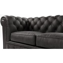 Canapea Inspira Furniture Cambridge 2 Seater Riviera 95 (Gray) Thumb