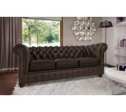 Canapea Inspira Furniture Cambridge 3 Seater Riviera 26 (Brown)