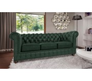 Диван Inspira Furniture Cambridge 3 Seater Riviera 38 (Dark Green)