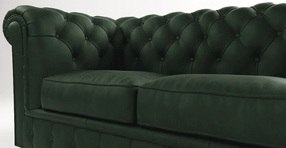 Canapea Inspira Furniture Cambridge 3 Seater Riviera 38 (Dark Green)