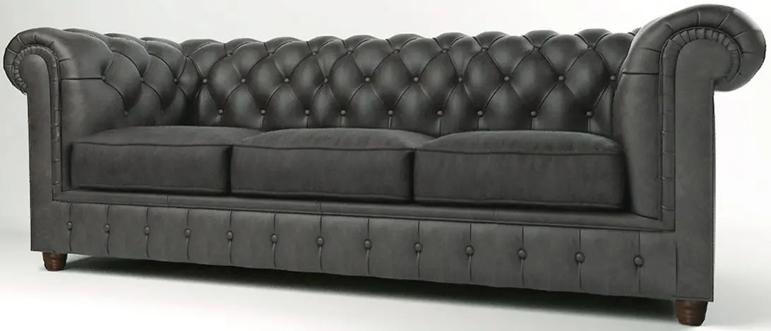 Диван Inspira Furniture Cambridge 3 Seater Riviera 95 (Gray)