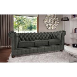 Canapea Inspira Furniture Cambridge 3 Seater Riviera 95 (Gray)