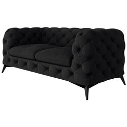 Диван Inspira Furniture Chelsea 2 Seater Riviera 100 (Black) Thumb