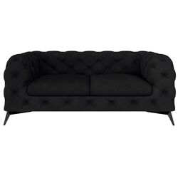 Диван Inspira Furniture Chelsea 2 Seater Riviera 100 (Black) Thumb