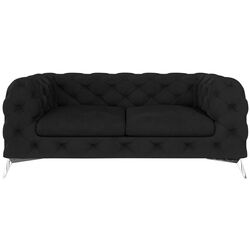 Диван Inspira Furniture Chelsea 2 Seater Riviera 100 (Black) Thumb