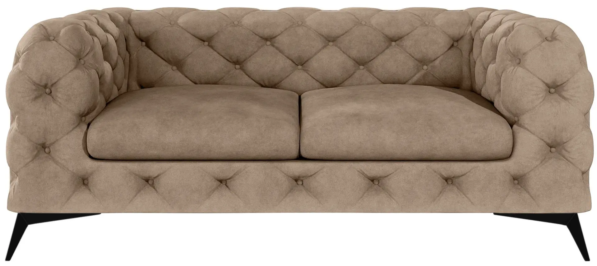 Диван Inspira Furniture Chelsea 2 Seater Riviera 24 (Beige/Silver)