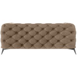 Диван Inspira Furniture Chelsea 2 Seater Riviera 24 (Beige/Silver) Thumb