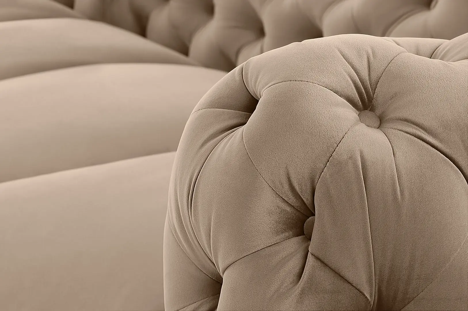 Диван Inspira Furniture Chelsea 2 Seater Riviera 24 (Beige/Silver)