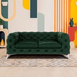 Canapea Inspira Furniture Chelsea 2 Seater Riviera 38 (Dark Green)
