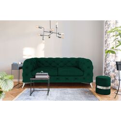 Диван Inspira Furniture Chelsea 2 Seater Riviera 38 (Dark Green) Thumb