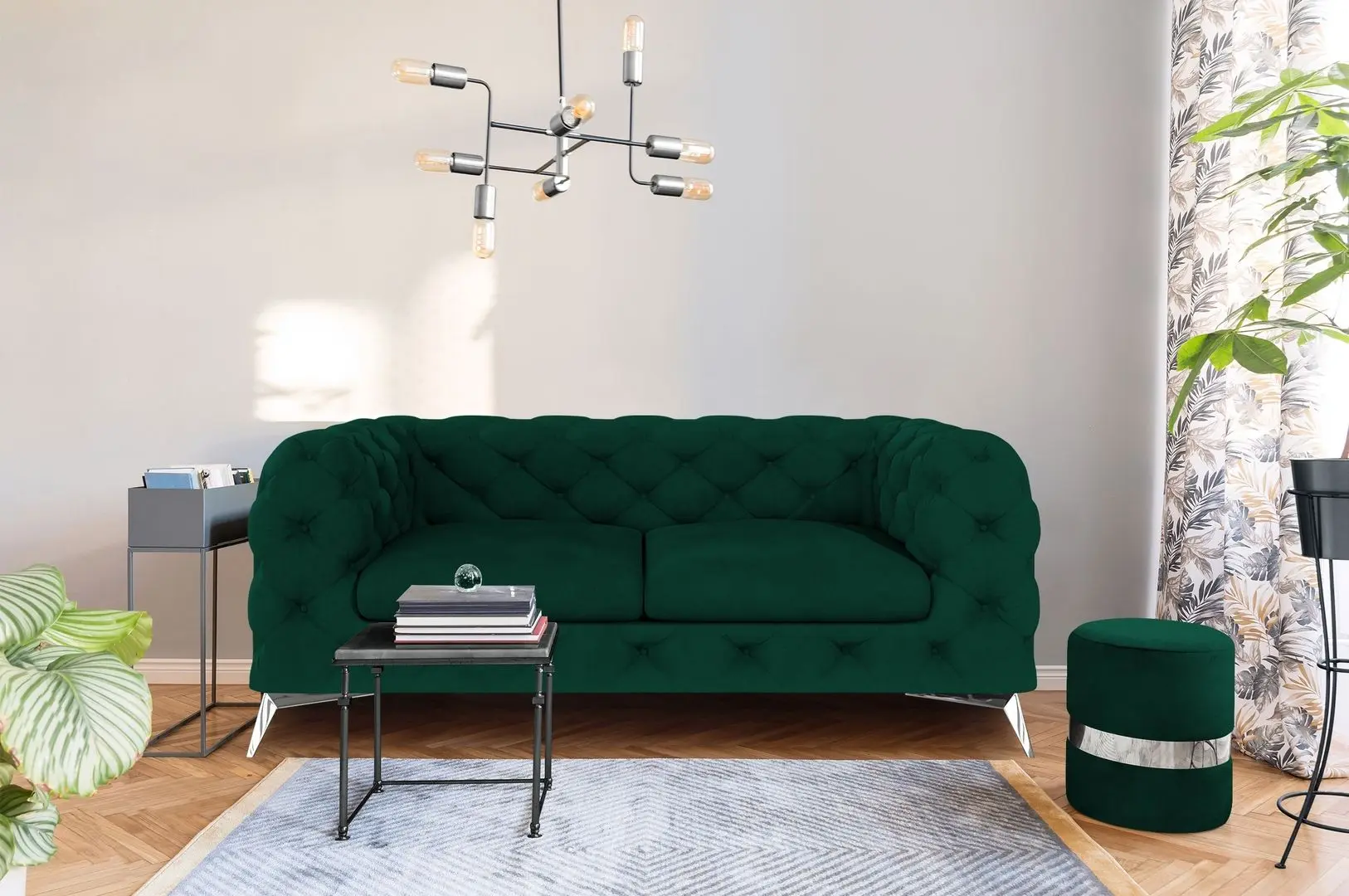 Диван Inspira Furniture Chelsea 2 Seater Riviera 38 (Dark Green)
