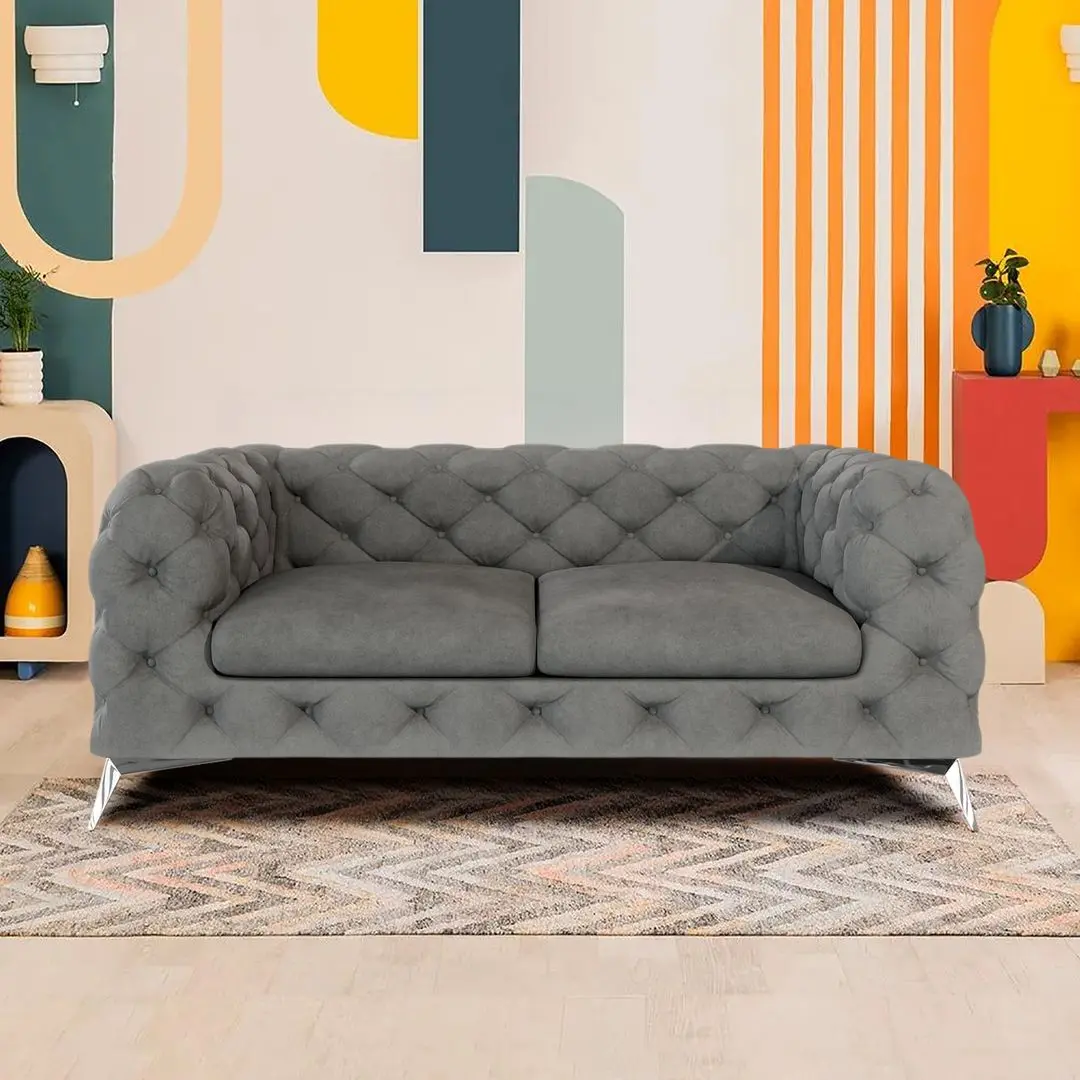 Диван Inspira Furniture Chelsea 2 Seater Riviera 91 (Gray)