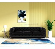 Canapea Inspira Furniture Chelsea 3 Seater Riviera 100 (Black)