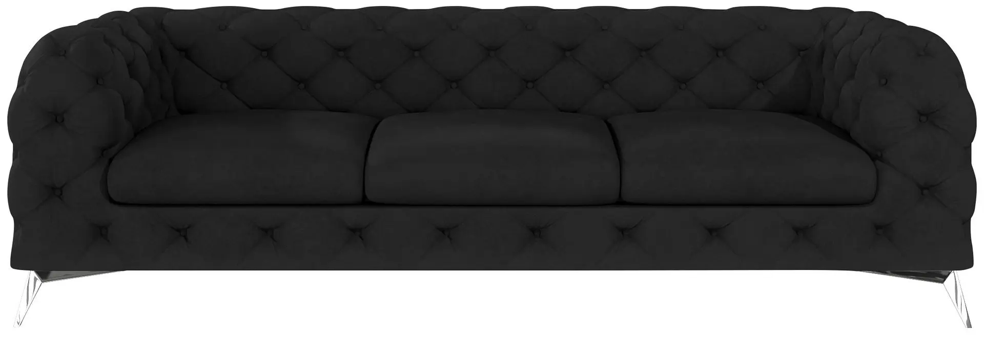 Диван Inspira Furniture Chelsea 3 Seater Riviera 100 (Black)