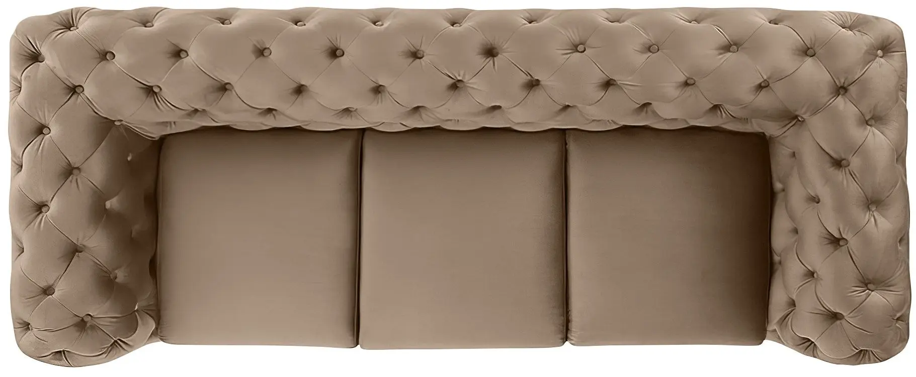 Canapea Inspira Furniture Chelsea 3 Seater Riviera 24 (Beige/Silver)