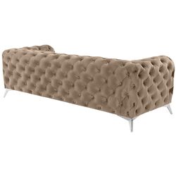 Canapea Inspira Furniture Chelsea 3 Seater Riviera 24 (Beige/Silver) Thumb