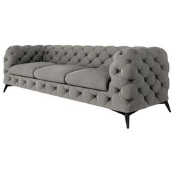 Canapea Inspira Furniture Chelsea 3 Seater Riviera 91 (Gray) Thumb