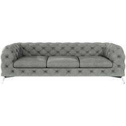 Canapea Inspira Furniture Chelsea 3 Seater Riviera 91 (Gray) Thumb