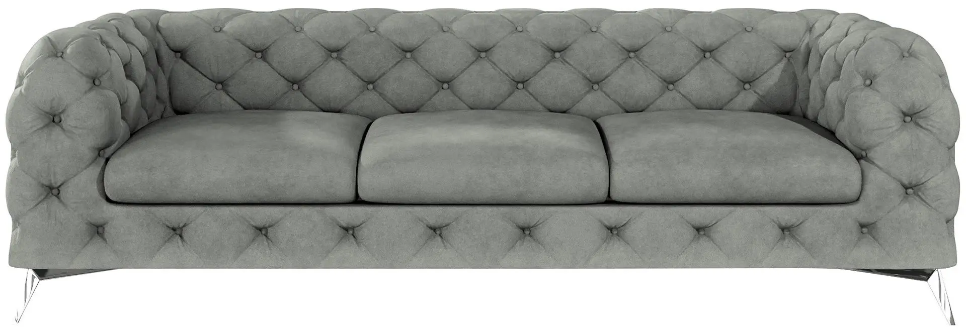 Canapea Inspira Furniture Chelsea 3 Seater Riviera 91 (Gray)