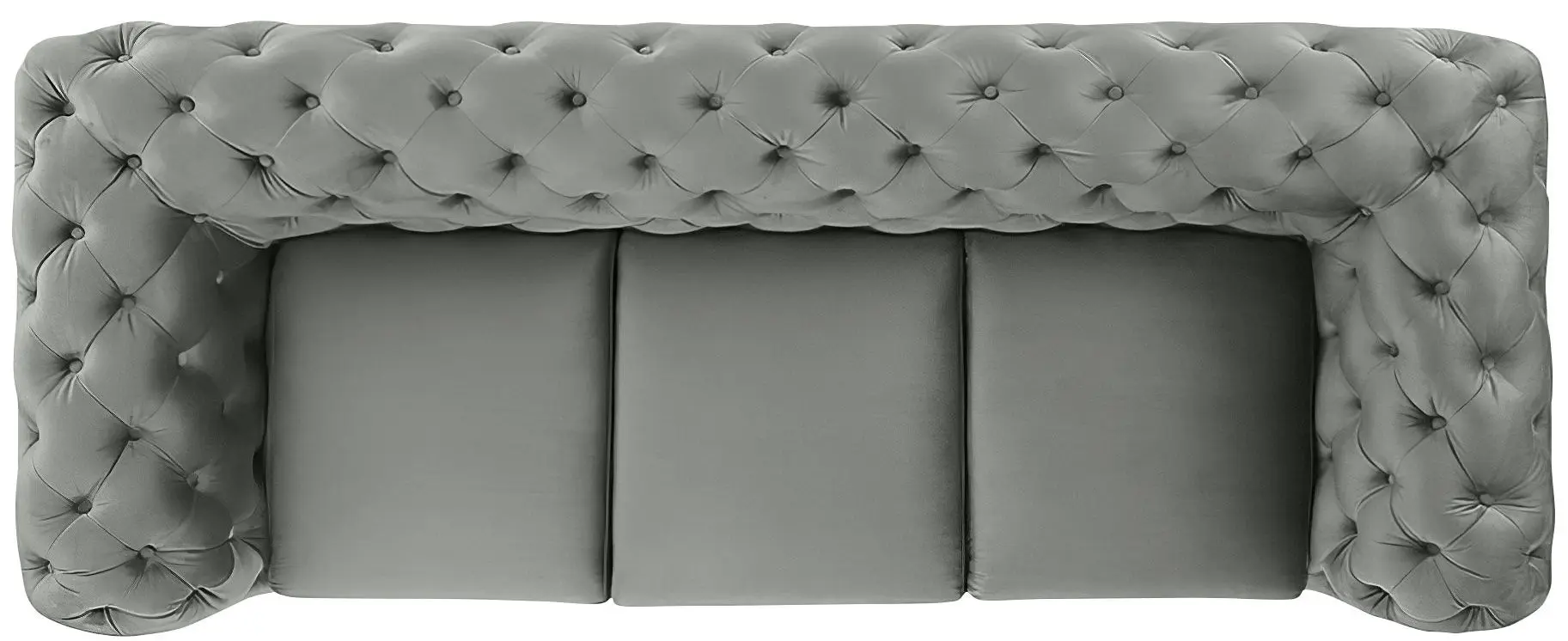 Canapea Inspira Furniture Chelsea 3 Seater Riviera 91 (Gray)