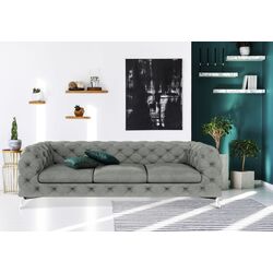Canapea Inspira Furniture Chelsea 3 Seater Riviera 91 (Gray) Thumb