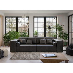 Диван Inspira Furniture Jumbo 5 Seater Gobi 97 (Anthracite)