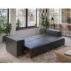 Canapea Inspira Furniture Jumbo 5 Seater Gobi 97 (Anthracite) Thumb